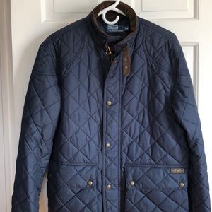 A Polo Ralph Lauren quilted puffer jacket.